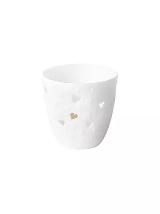 RAEDER | Poesilicht Goldene Herzen Weiss | 